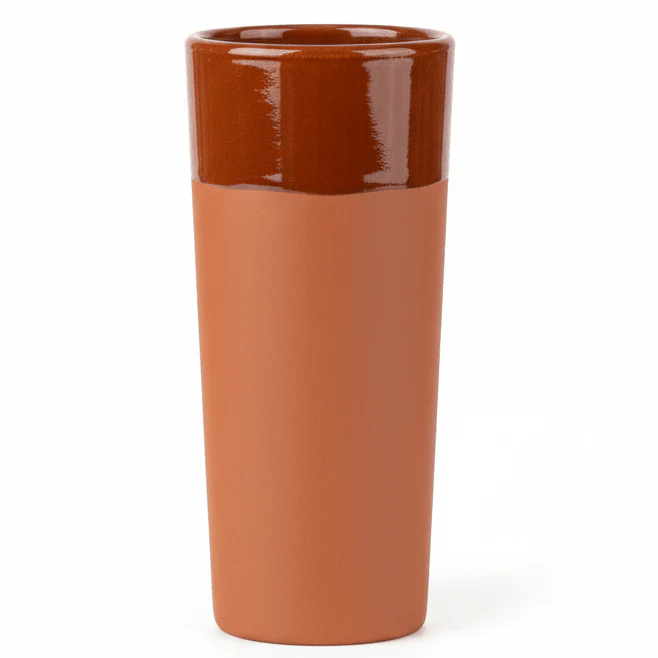 La Dehesa Brown Clay Drinking Glass 330ml –| Made in Spain |