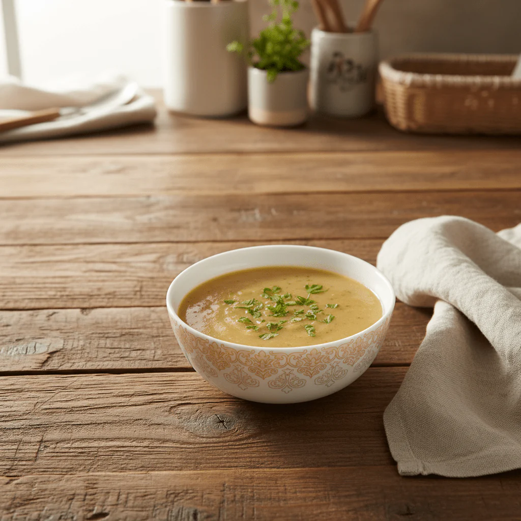 Larah by Borosil White & Gold Opalware Soup Bowl 4.5 Inch - Image 2