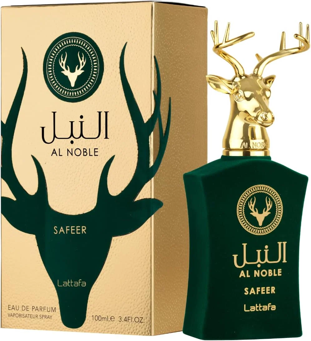 Lattafa Al Noble Safeer Eau de Parfum for Unisex 100ml – Sophisticated Woody Amber Scent