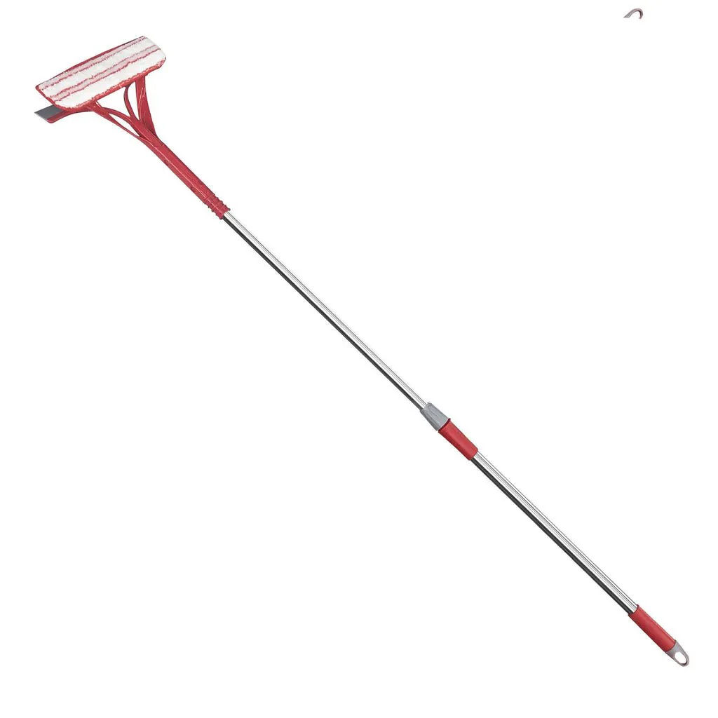 Liao Extendable Window Squeegee Cleaner with Metal Handle 26–100cm Red