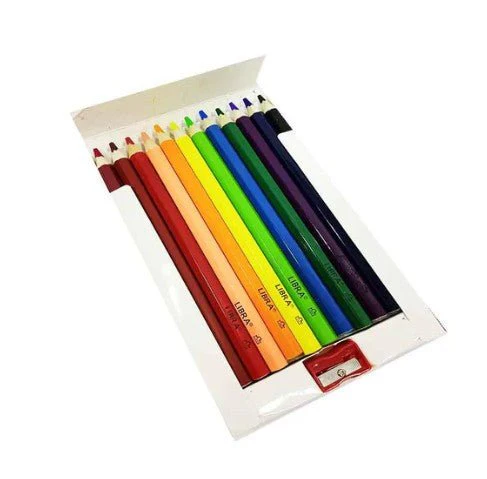 LIBRA Jumbo Colour Pencils 12pcs - Image 2