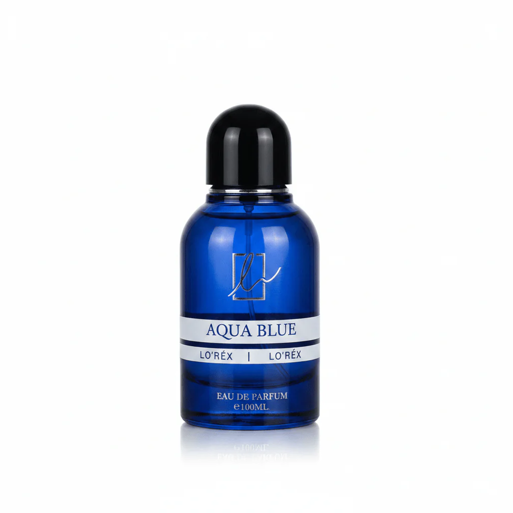 Lo'réx Aqua Blue Eau de Parfum 100ml – Fresh Aquatic Fragrance for Men - Image 2
