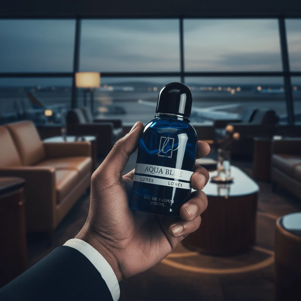 Lo'réx Aqua Blue Eau de Parfum 100ml – Fresh Aquatic Fragrance for Men - Image 5