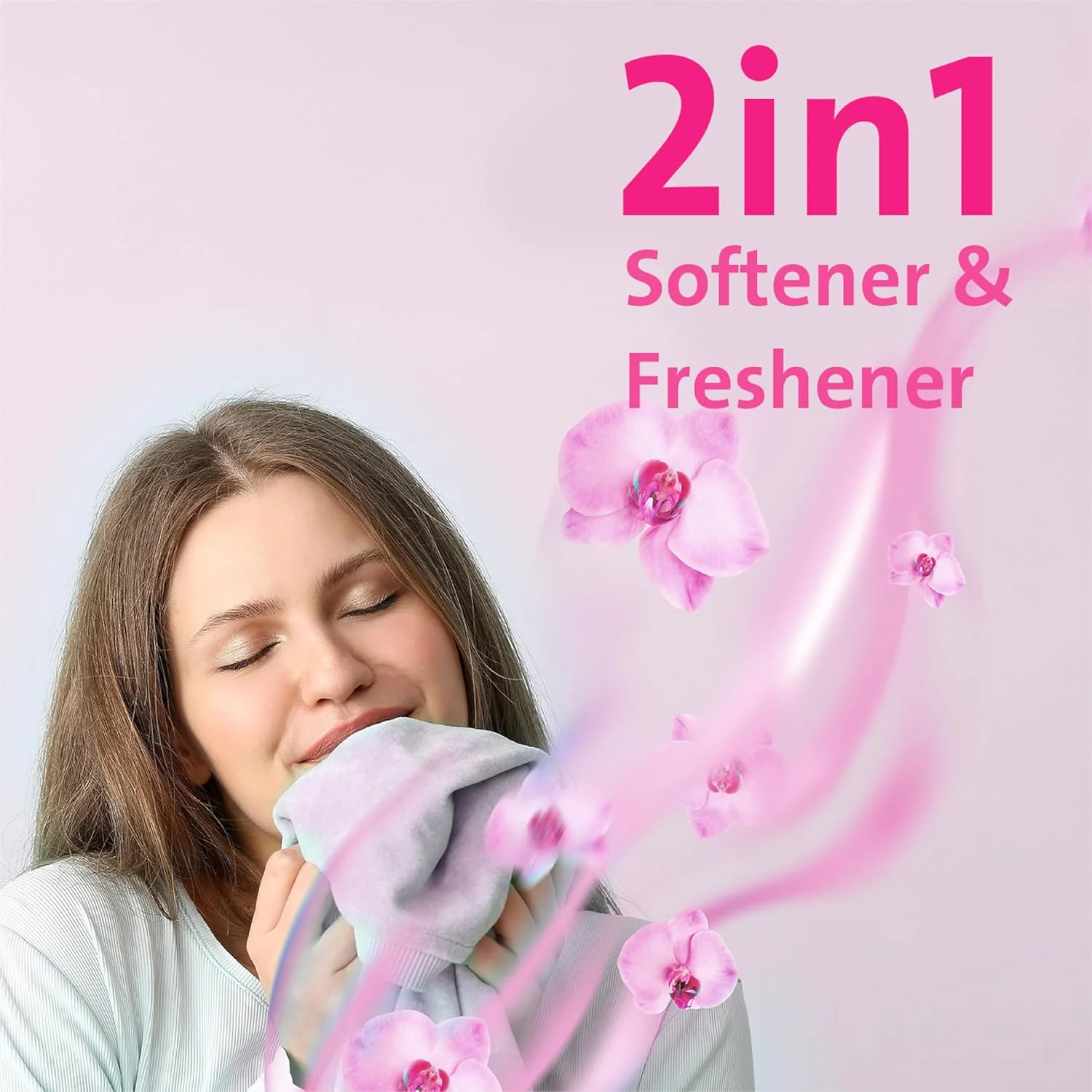 Loyal Soft Pink Fabric Softener & Refresher 1.5L, 4X Freahness, 75 Loads - Image 2
