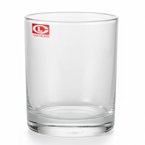Lucky Glass Premium Clear Drinking Water Tumbler Durable Everyday Use 310ml