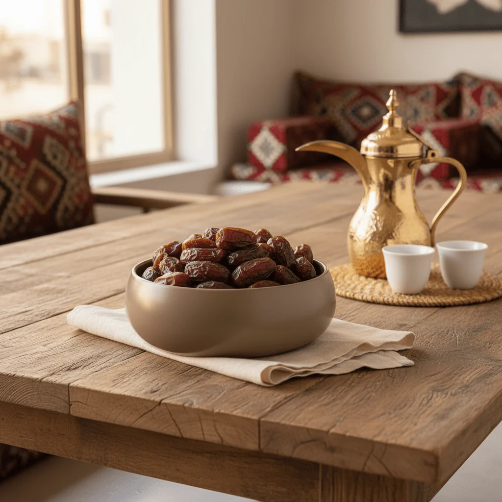 Luhpar Round Ceramic Serving Bowl — 1000ml | Taupe, Off White, Brown | - Image 3