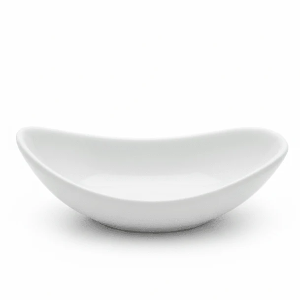 Luhpar Fine White Round Porcelain Sauce Dish 3.8 Inch – Small Dipping Bowl for Sauces & Condiments
