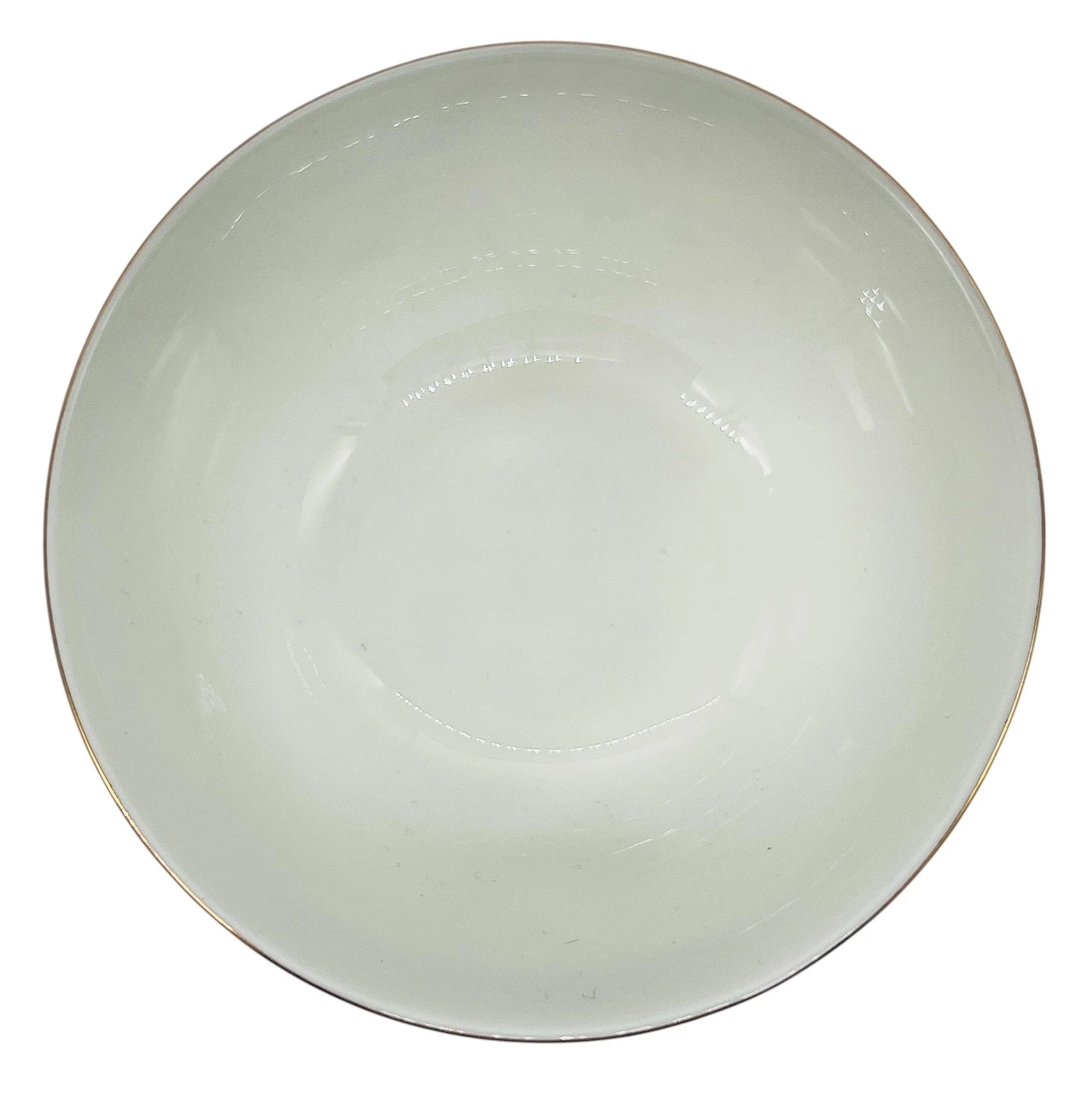 Luhpar Porcelain Salad Bowl 4.5", Multicolor Floral Design with Gold Rim - Image 2