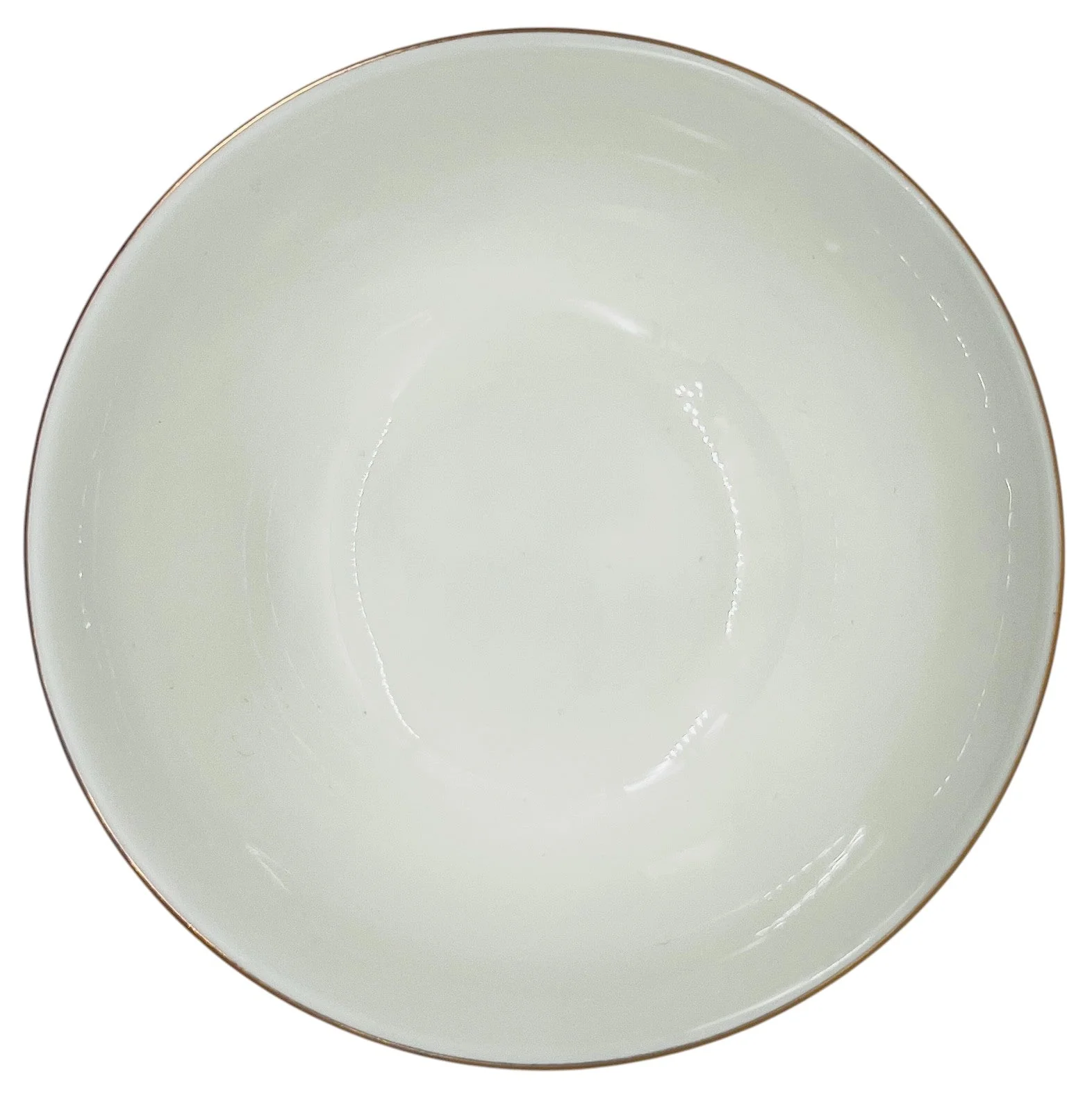 Luhpar Porcelain Salad Bowl 4", Multicolor Floral Design with Gold Rim - Image 3