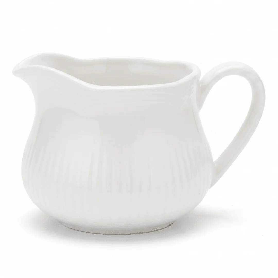 Luhpar Premium White Ceramic Milk Jar – 200ml