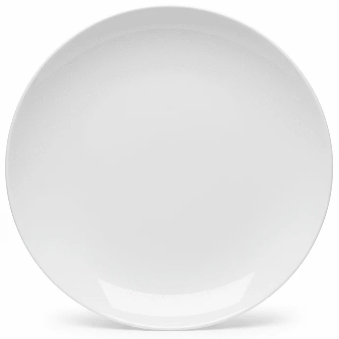 Luhpar Premium White Round Ceramic Dinner Plate 9 Inch – Durable Everyday Dining Plate for Kitchen Use