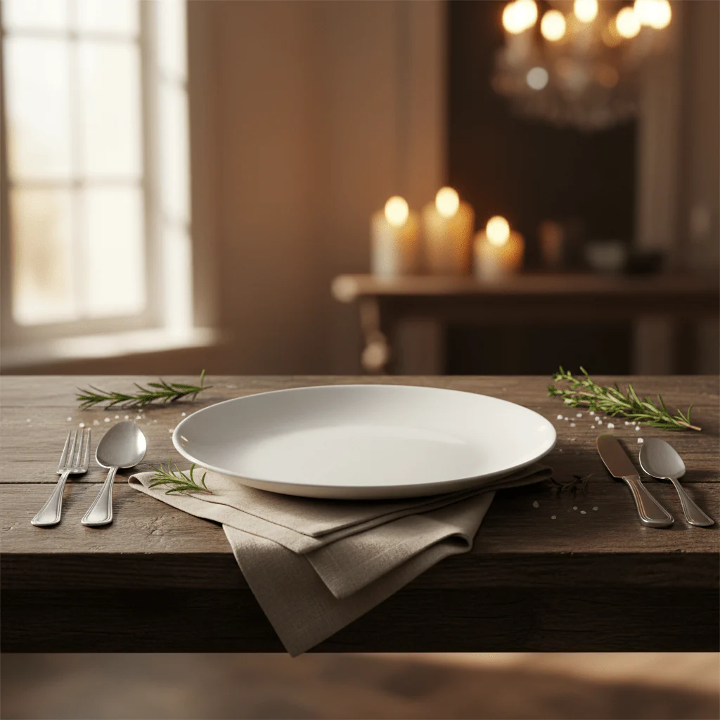 Luhpar White Oval Ceramic Plate for Everyday Serving and Dining 9 inch - Image 2