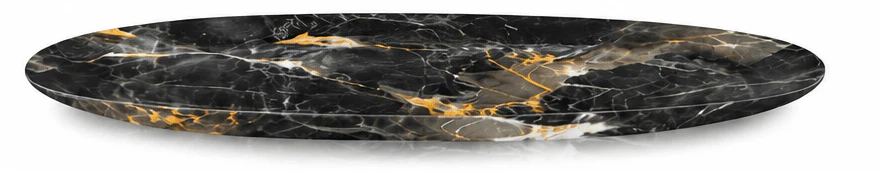 Luminarc Ruggi 46-Piece Tempered Glass Dinner Set – Black Marble Design - Image 5