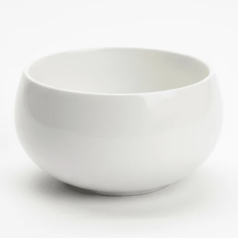 Luhpar white Solid Matt Ceramic Soup & Cereal Bowl – 12.5 cm / 500 ml