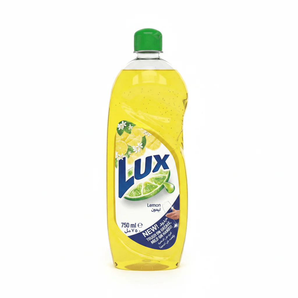 Lux Dish Soap, Tough on Grease, Gentle on Hands, Lemon, 750ml