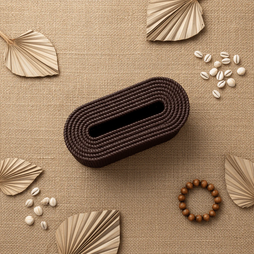 Luxury Brown Pop Tissue Box with Elegant Decorative Design – Premium Home & Office Tissue Holder – 21×10 cm - Image 4