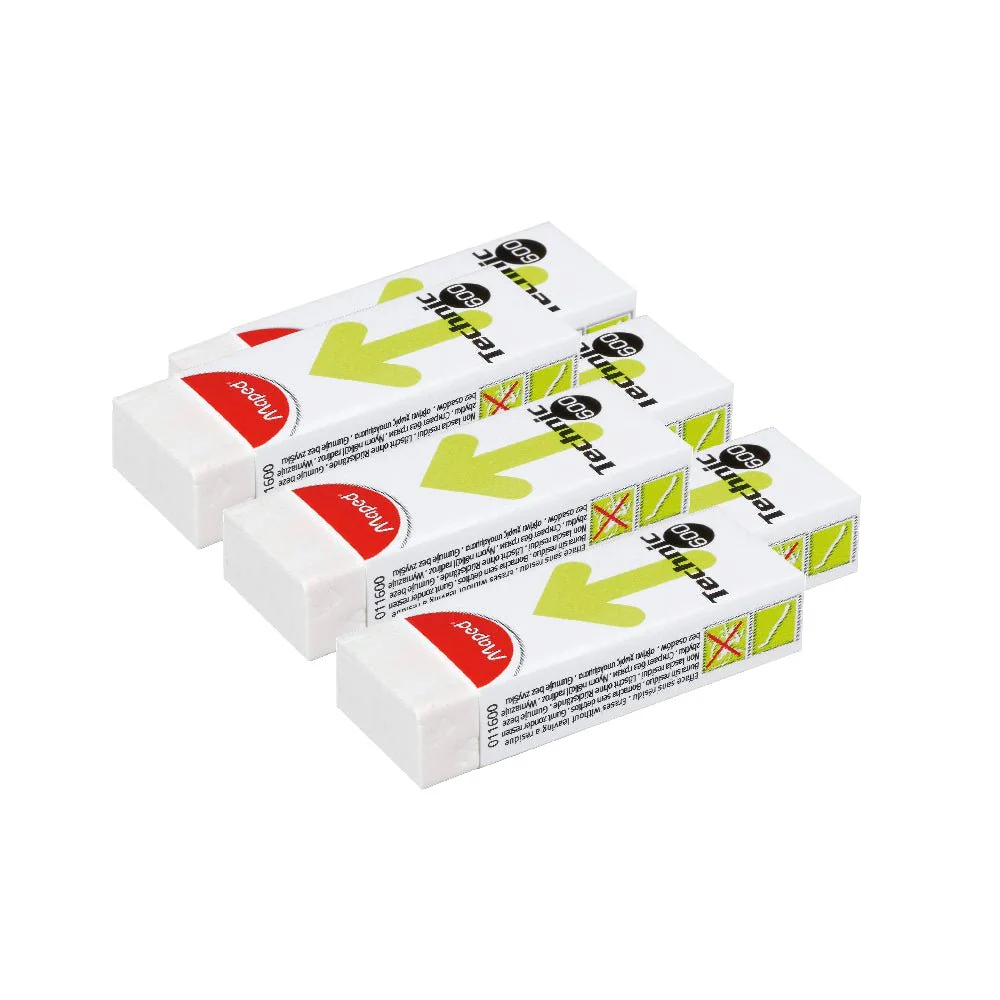 Maped Eraser 6Pcs Set