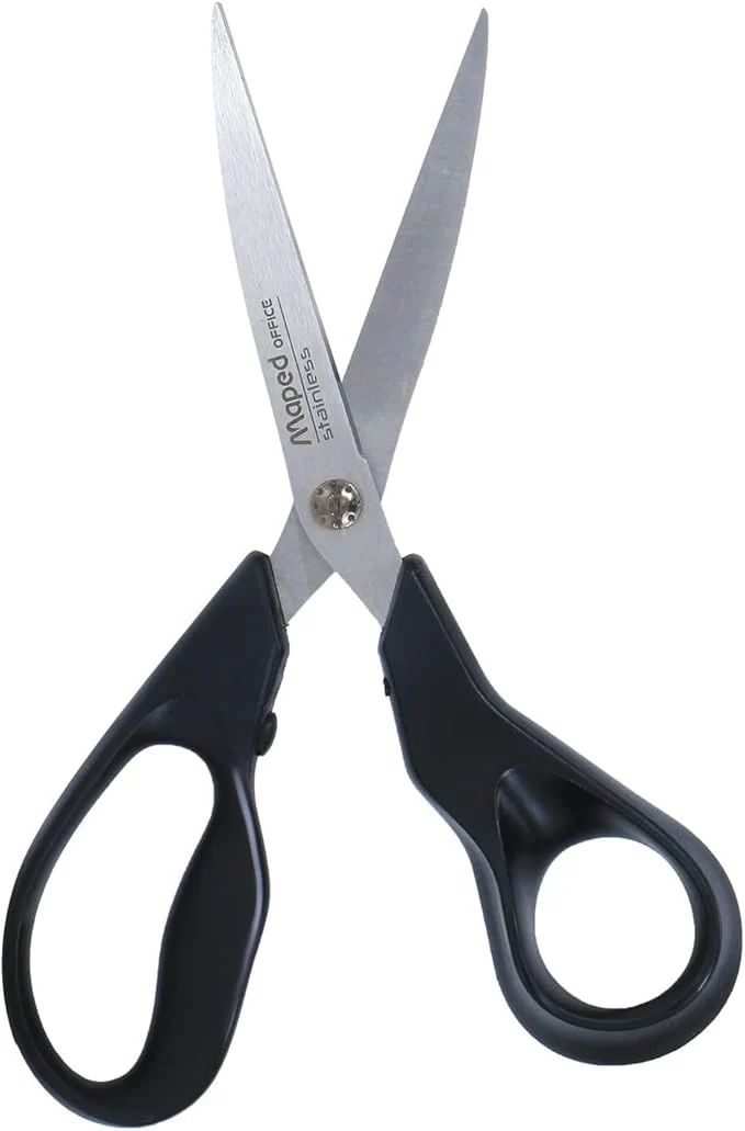 Maped Helix Usa Maped Eco-Friendly Recycled Scissors, Adult, 7 Inch, Right Handed (498149), Black - Image 3