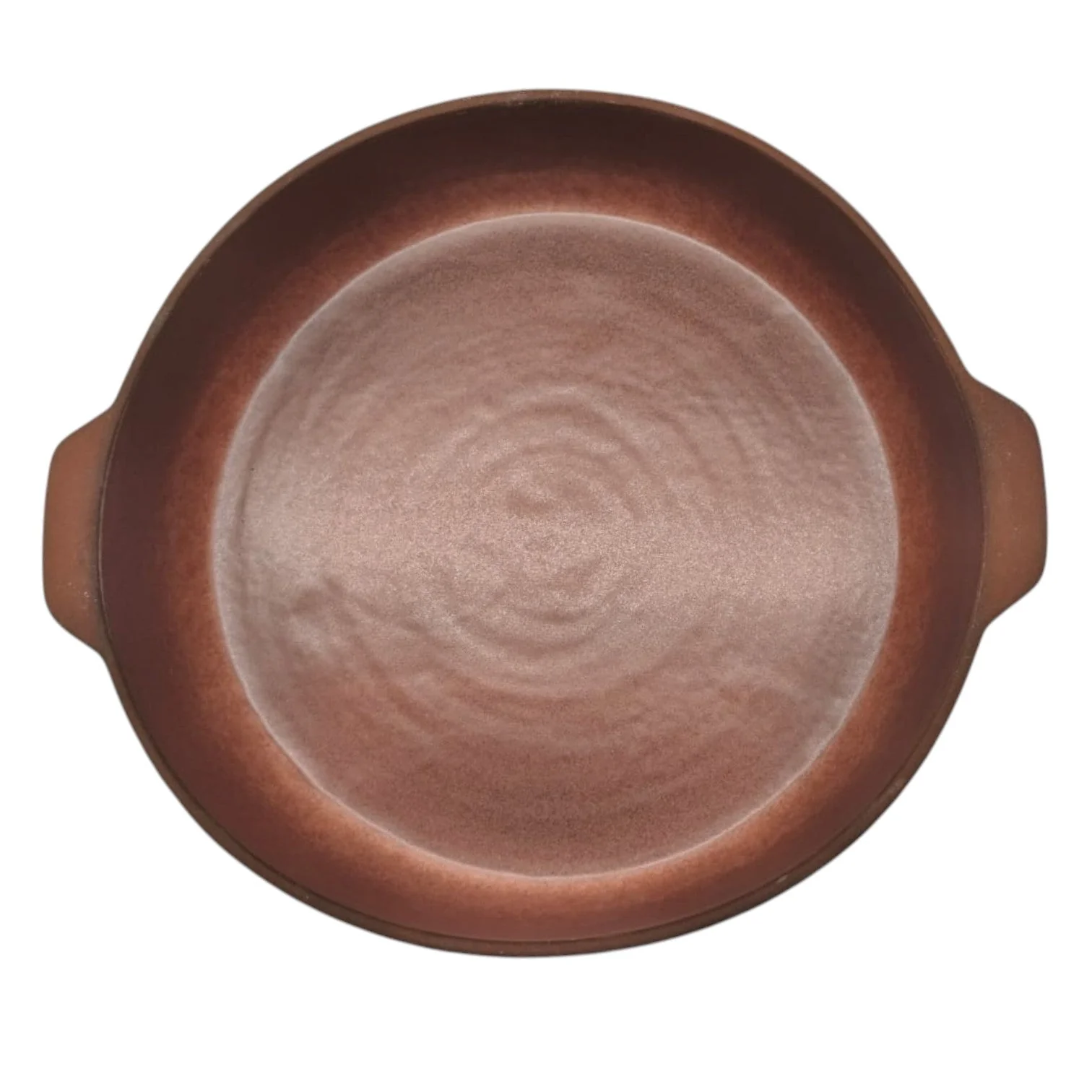 Maria Terracotta Round Clay Baker-28cmX7cm-Clay - Image 2