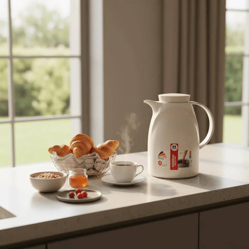Markutec Vacuum Flask 0.65L – Off White | Made in Germany - Image 3