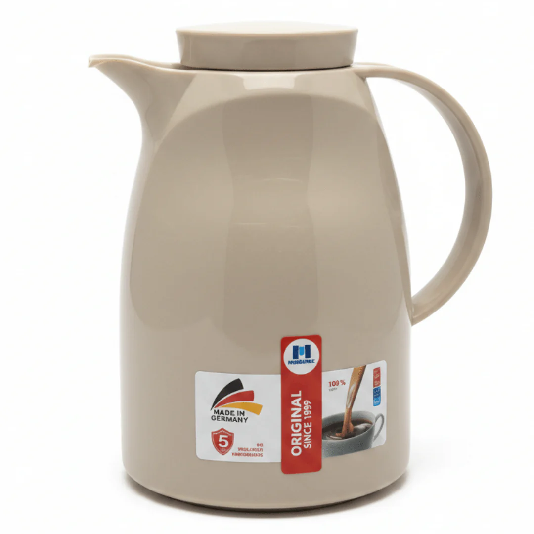 Markutec Original Vacuum Flask 1L– Dark Beige | Made in Germany