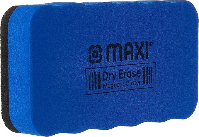 MAXI 2 Sided Green Whiteboard A4 + 4pcs Colour Markers + 1pc Duster - Image 3