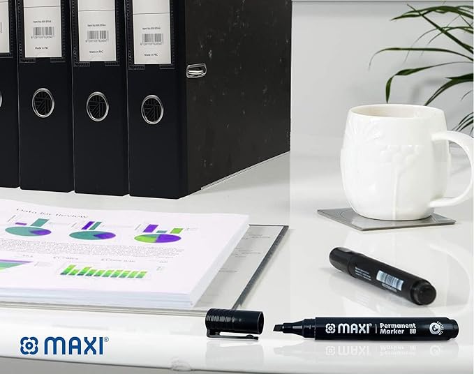 Maxi Lever Arch File 48mm with replaceable spine labels for easy Identification - Image 4