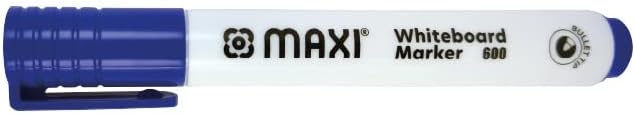 Maxi Whiteboard Marker Bullet Tip Box Of 10Pc Blue, Erasable Markers Great For Kids Adult Student, School, Home, And Office - Image 3