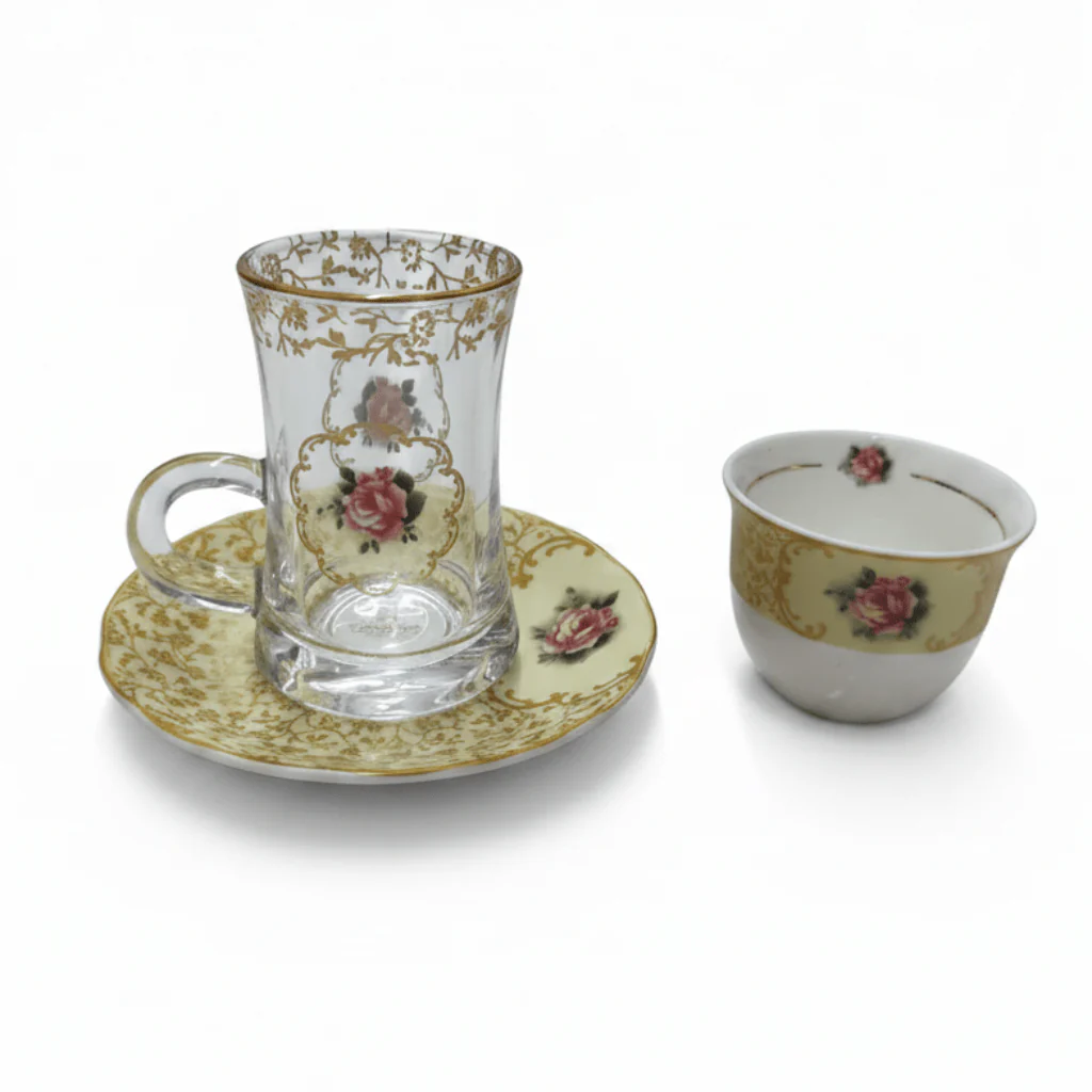 Mayflower 18Pcs Tea & Coffee Set – Yellow Rose