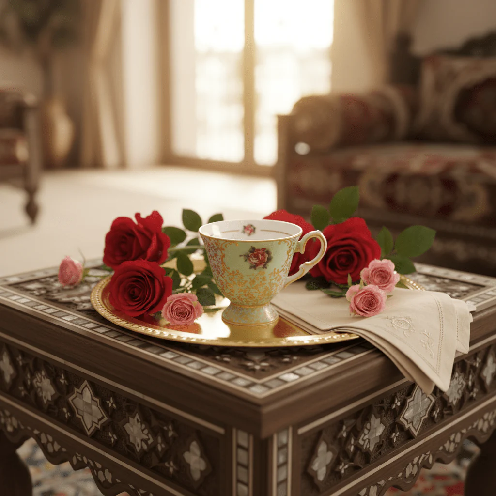 Mayflower Porcelain Cup & Saucer Set Green – 6 Pcs | 125ml - Image 5