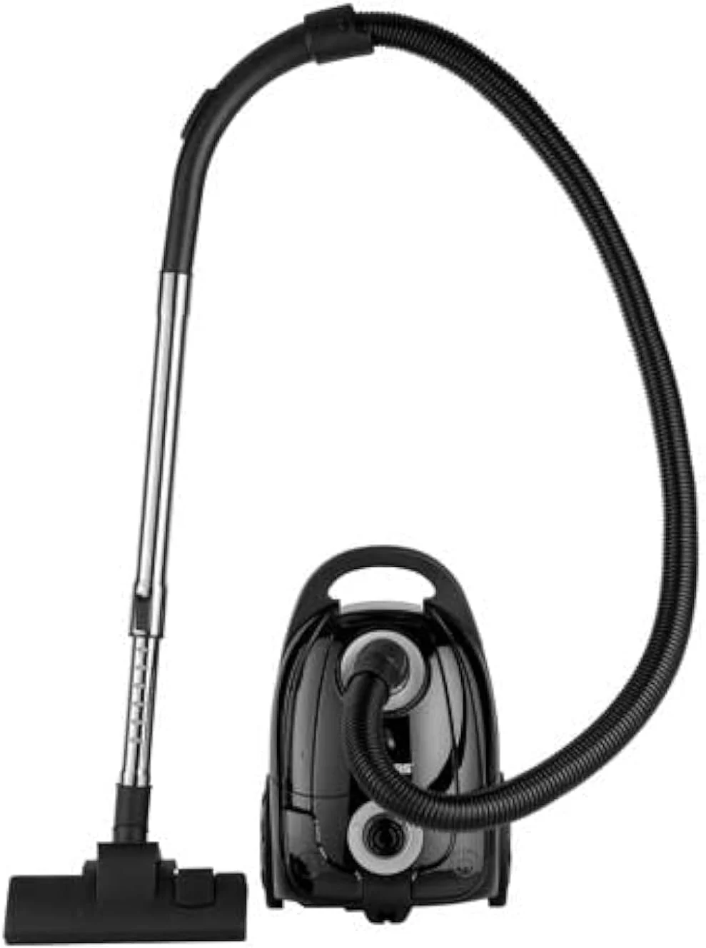 Geepas 2200 W Vacuum Cleaner- GVC19033| 3 L Dust Bag Capacity, 5 M Cord Length| Speed Control Function, Powerful Suction And Low Noise Desig| Pedal ON/OFF Switch And Auto Cord Rewinding|, Black