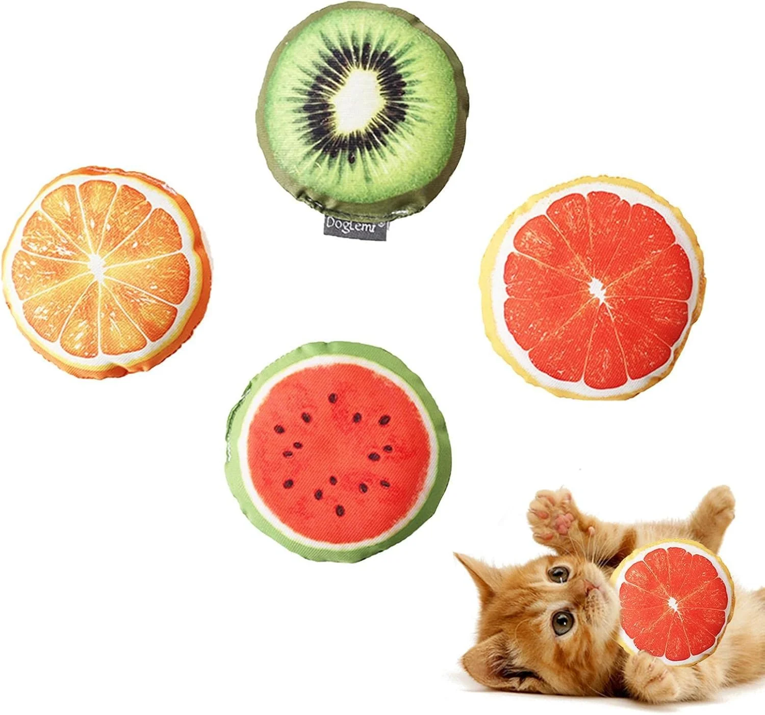 Midepet Funny Cat Toy Kiwi Design - Image 2