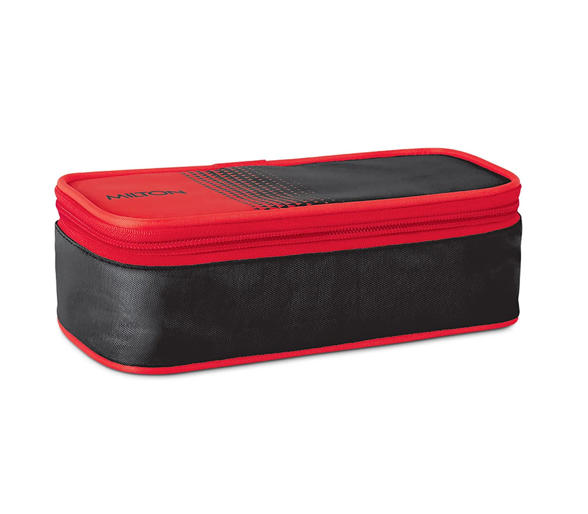 Milton Nourish 2pc Round Lunch Box 300ml+300ml with Bag, Stainless Steel, Red - Image 4