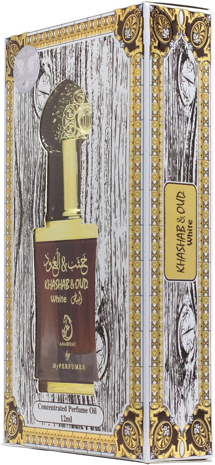 My Perfumes Khashab Oud White Concentrated Perfume Oil For Unisex-12ML - Image 3