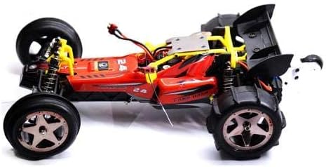 My Toys Land-dash 1:12 Scale Electric Car, 2.4GHz System, Runs in Multi Landscapes, Yellow/Red, MT929 - Image 2