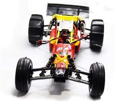 My Toys Land-dash 1:12 Scale Electric Car, 2.4GHz System, Runs in Multi Landscapes, Yellow/Red, MT929 - Image 3