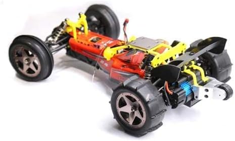 My Toys Land-dash 1:12 Scale Electric Car, 2.4GHz System, Runs in Multi Landscapes, Yellow/Red, MT929 - Image 4