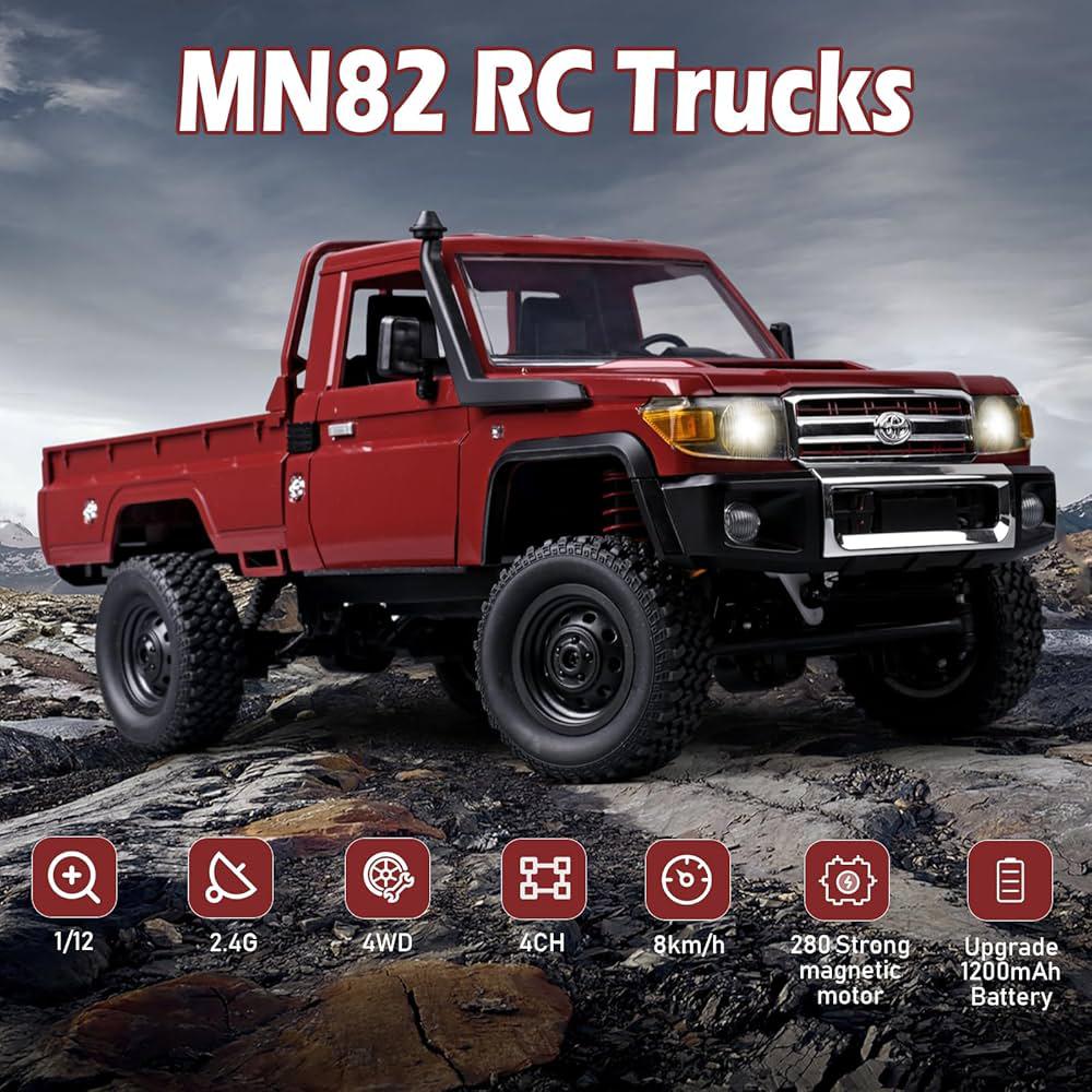 My Toys R/C 4WD Land Cruiser, 1:12 Scale, 2.4GHz System, Full Function Transmitter, MN-82 - Image 6
