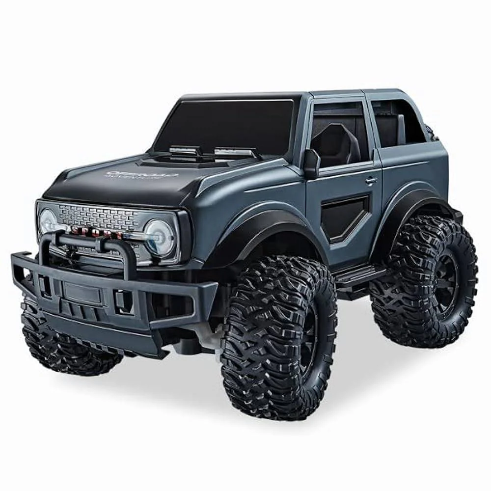 My Toys R/C Offroad Climber Car, 1:16 Scale, High Performance & Powerful Drice, 2.4GHz Full Function Transmitter, Navy Blue
