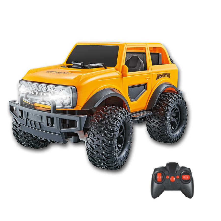 My Toys R/C Offroad Climber Car, 1:16 Scale, High Performance & Powerful Drice, 2.4GHz Full Function Transmitter, Orange
