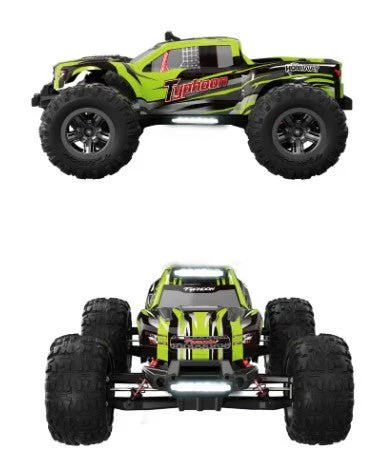 My Toys Typhoon 1:10 Scale Racing Car, 2.4G Super Fast, Independent Suspension, Metal Drive Shaft System, Gear Differential Designl, 3kg Analog Servo, 550 Power Motor, Green-MT695 - Image 2