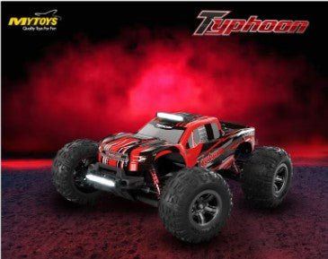My Toys Typhoon 1:10 Scale Racing Car, 2.4G Super Fast, Independent Suspension, Metal Drive Shaft System, Gear Differential Designl, 3kg Analog Servo, 550 Power Motor, Red-MT690 - Image 5