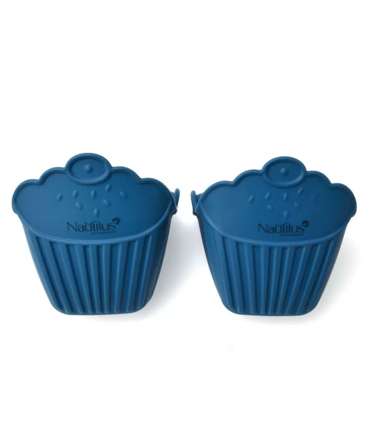NAUTILUS 2pcs Silicone Mitt, Blue- RNGT 61327 - Image 2