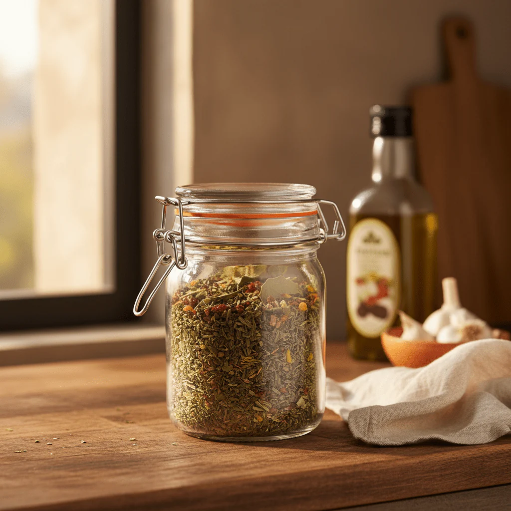 Nautilus Airtight Glass Storage Jar with Stainless Steel Clip Lock Lid & Silicone Seal — 245ml | Ideal for Preserving, Pickling, Pantry & Kitchen Organisation - Image 2
