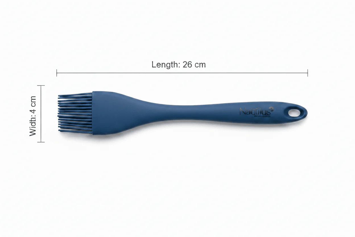 Nautilus Silicone Pastry Brush - Navy Blue - 26 × 4 cm - Image 5