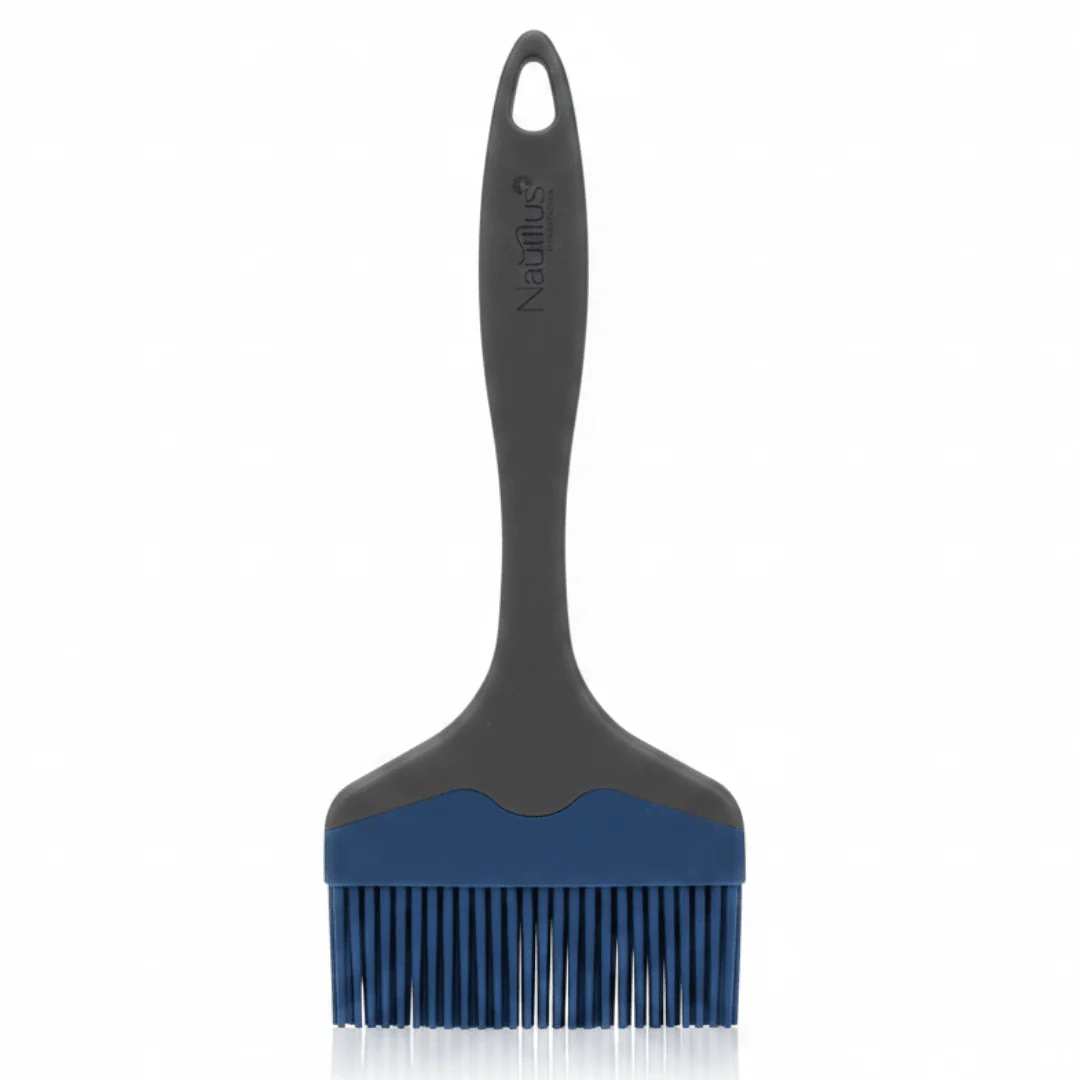 Nautilus Silicone Pastry Brush Navy Blue & Grey - 23×9 cm