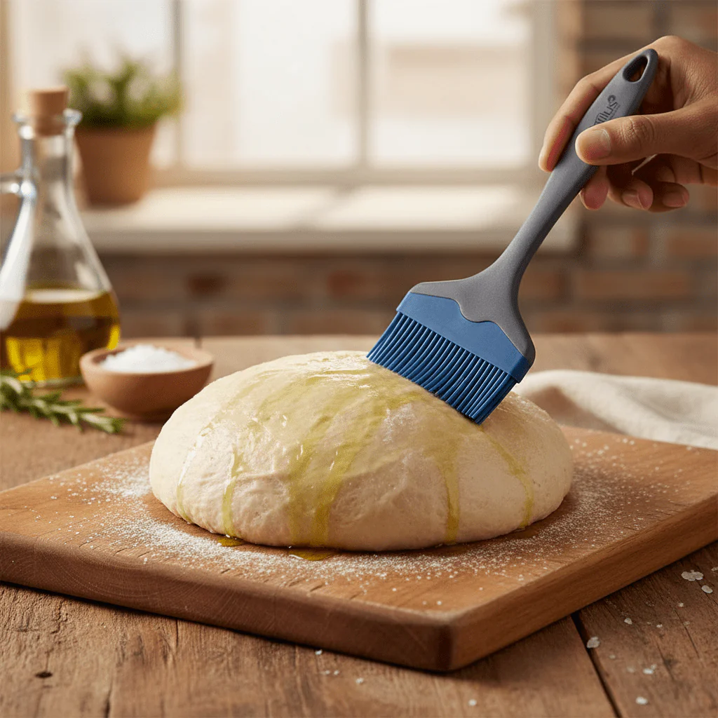 Nautilus Silicone Pastry Brush Navy Blue & Grey - 23×9 cm - Image 2