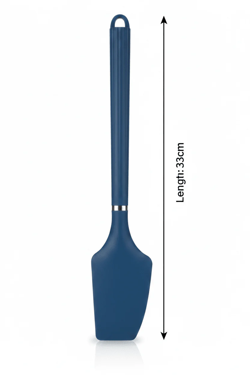 Nautilus Silicone Spatula – Navy Blue - 33cm - Image 4