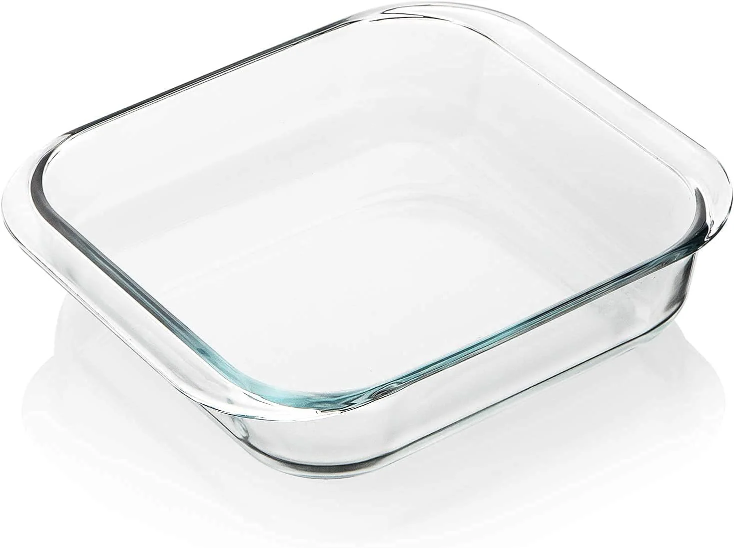 NAUTILUS Square Borosilicate Glass Baking Tray/Roaster 1.1 Liter, 213mm*189mm*51mm, RNGT-10550