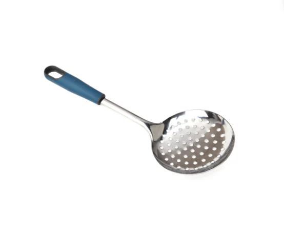 Nautilus Steel Skimmer Turner Soft Touch Handle 33cmX11cm-Steel&Blue - Image 3